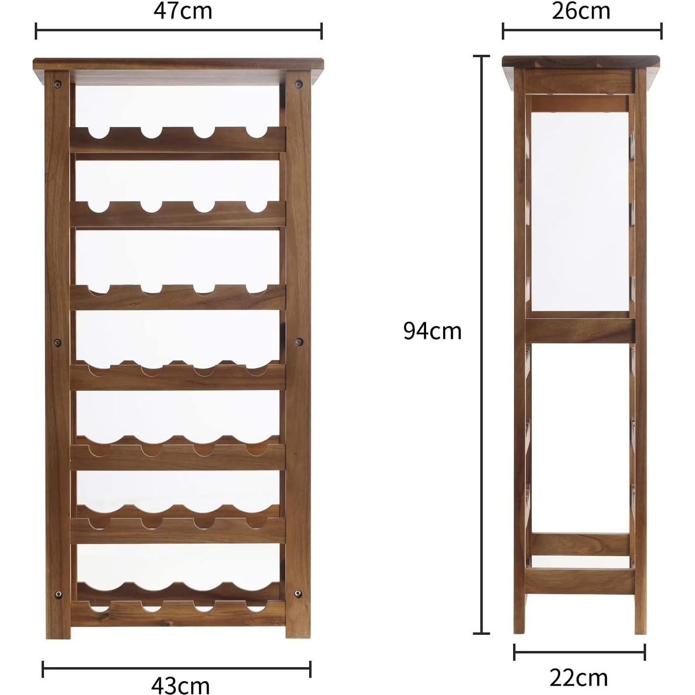 Estante de Vino Everous 7 Niveles para 28 Botellas