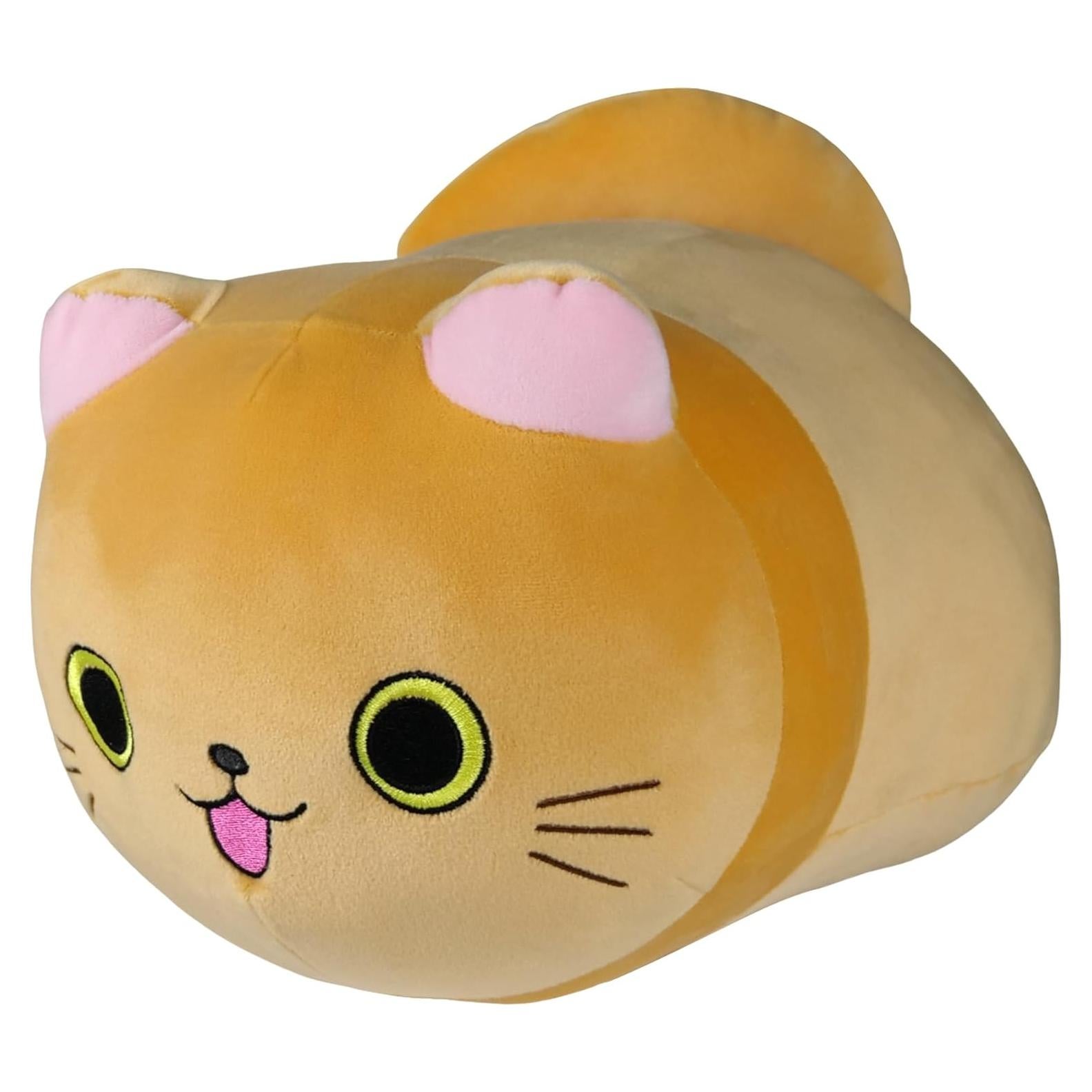 Peluches de gato naranja Piña 25.4 cm suave y lindo