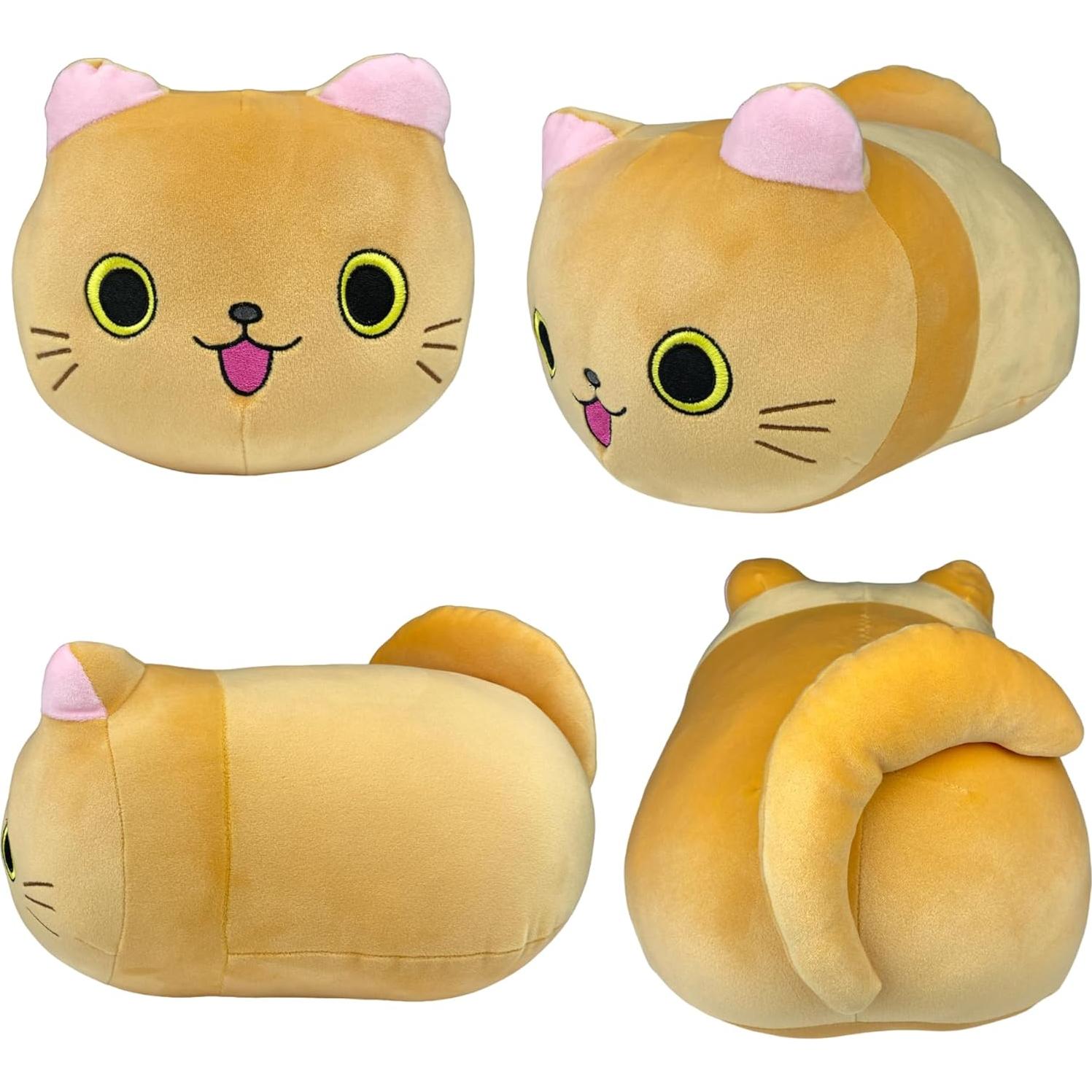 Peluches de gato naranja Piña 25.4 cm suave y lindo