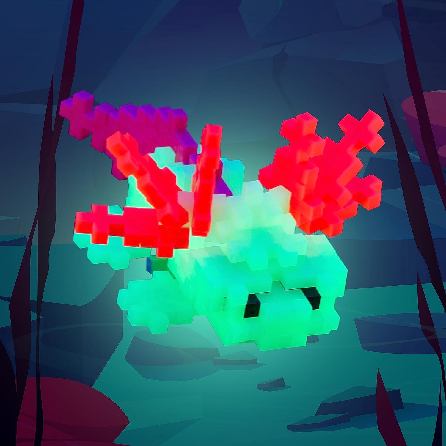 Set de Bloques de Construcción Plus-Plus Axolote 70 Piezas