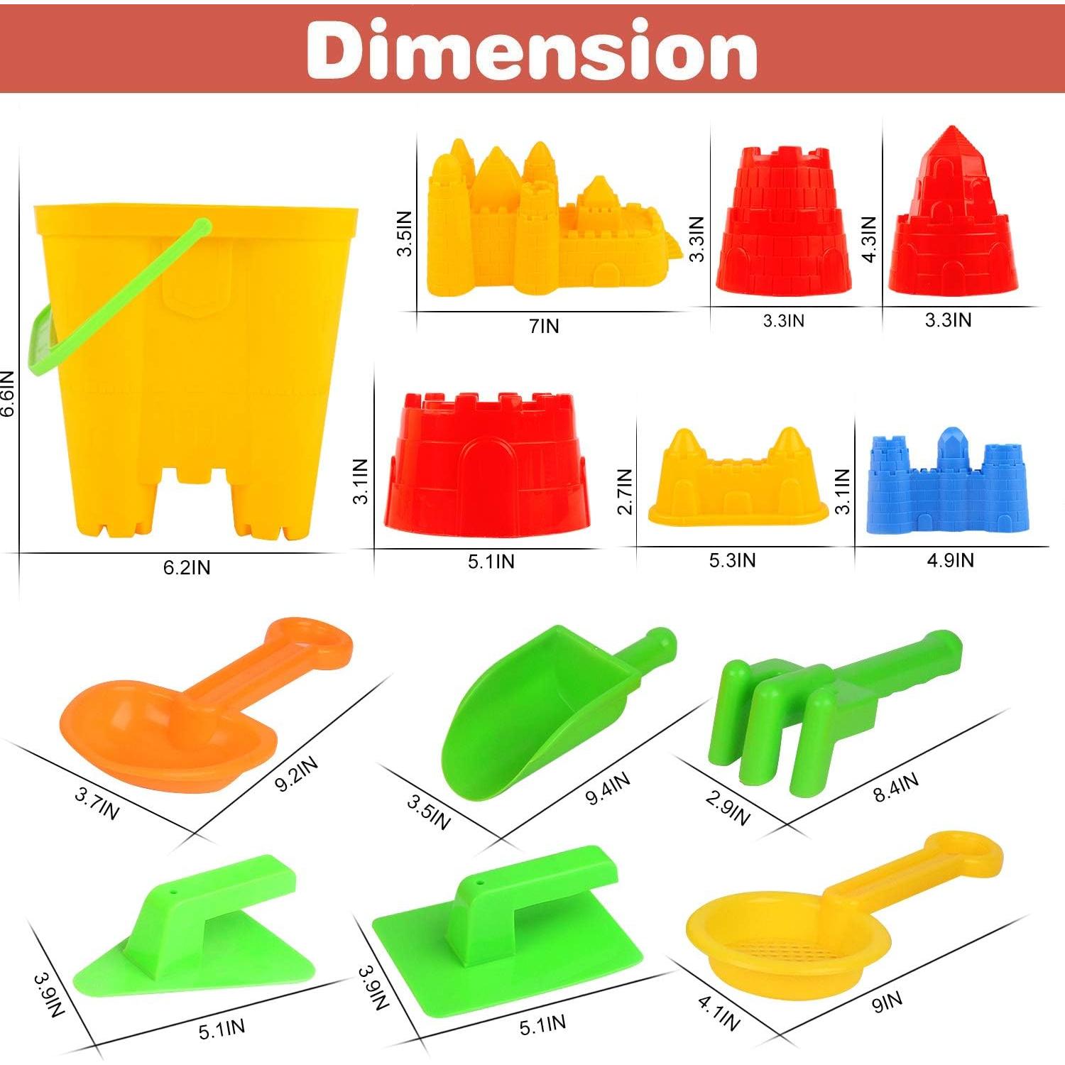 Kit de Construcción de Castillos de Arena 15 Piezas Liberty Imports