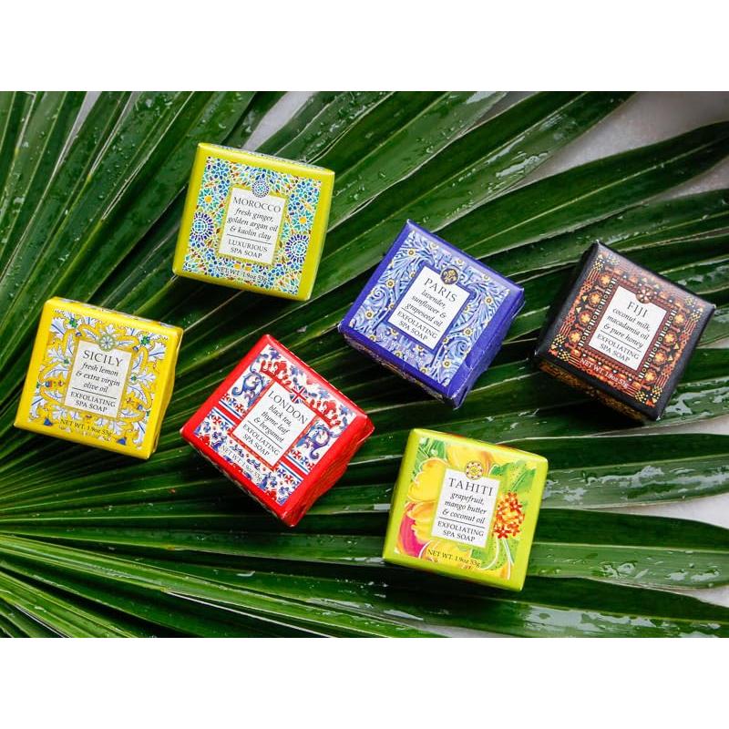 Juego de Jabón de Manteca de Karité Floral Greenwich Bay - 6 Piezas