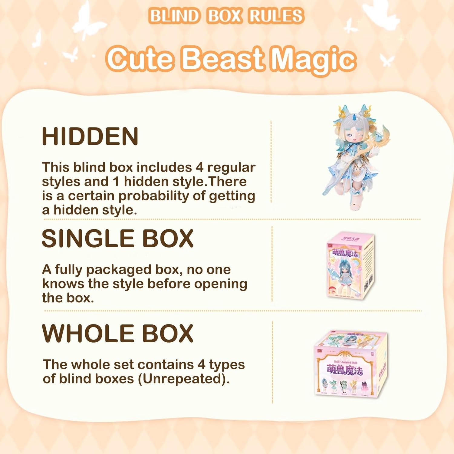 Muñeca de Joints CALEMBOU 20cm Magia de Bestias - Caja Sorpresa