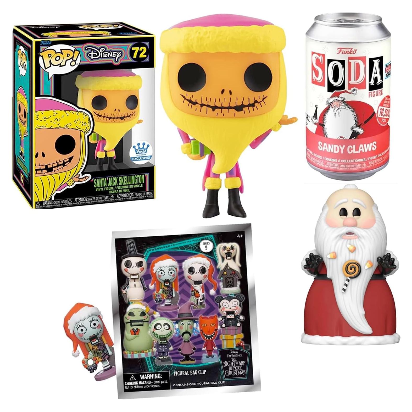 Paquete de Figuras Funko SODA Disney El Extraño Mundo de Jack
