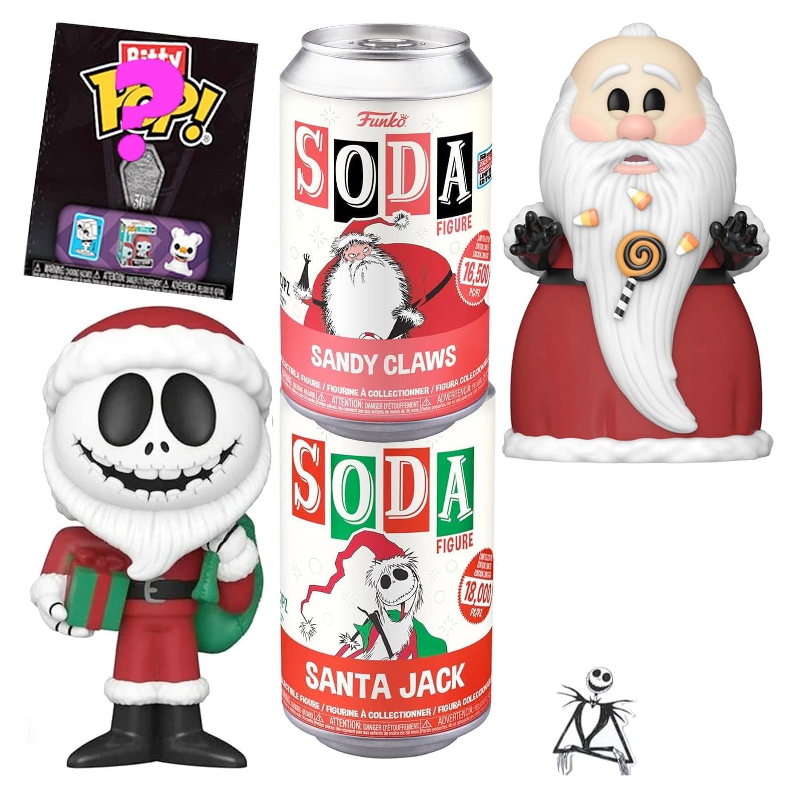 Paquete de Figuras Funko Pesadilla Antes de Navidad 3 Piezas