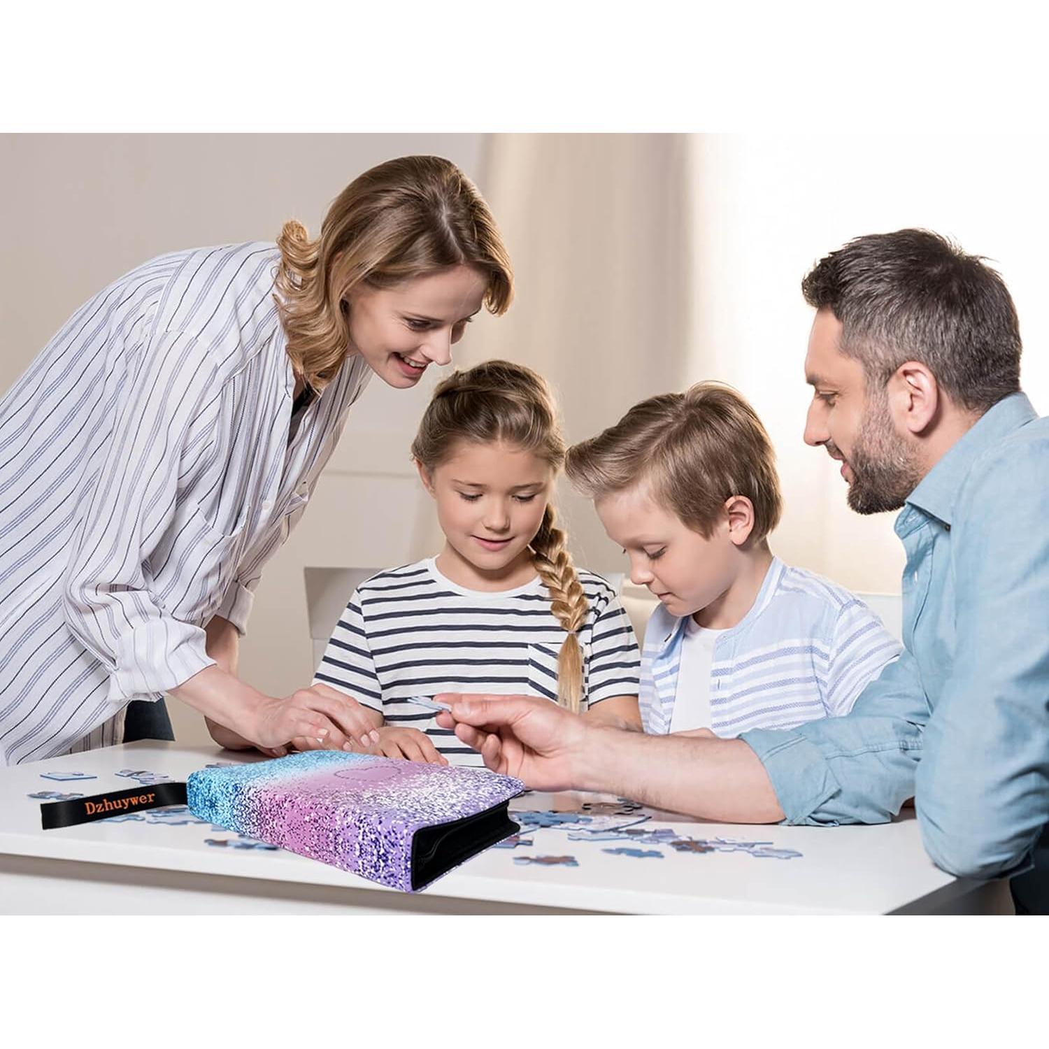 Carpeta de Cartas Coleccionables Dzhuywer 9 Bolsillos Estrella Rosa