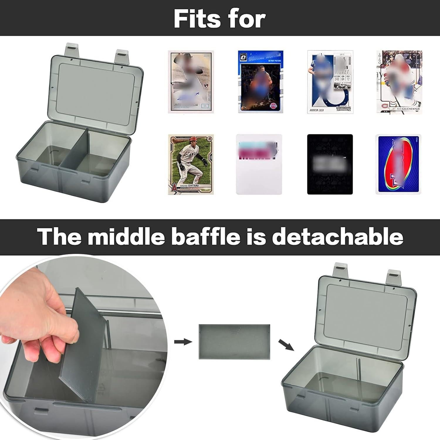 Caja de Almacenamiento de Tarjetas ALCYON 1600+ Gris