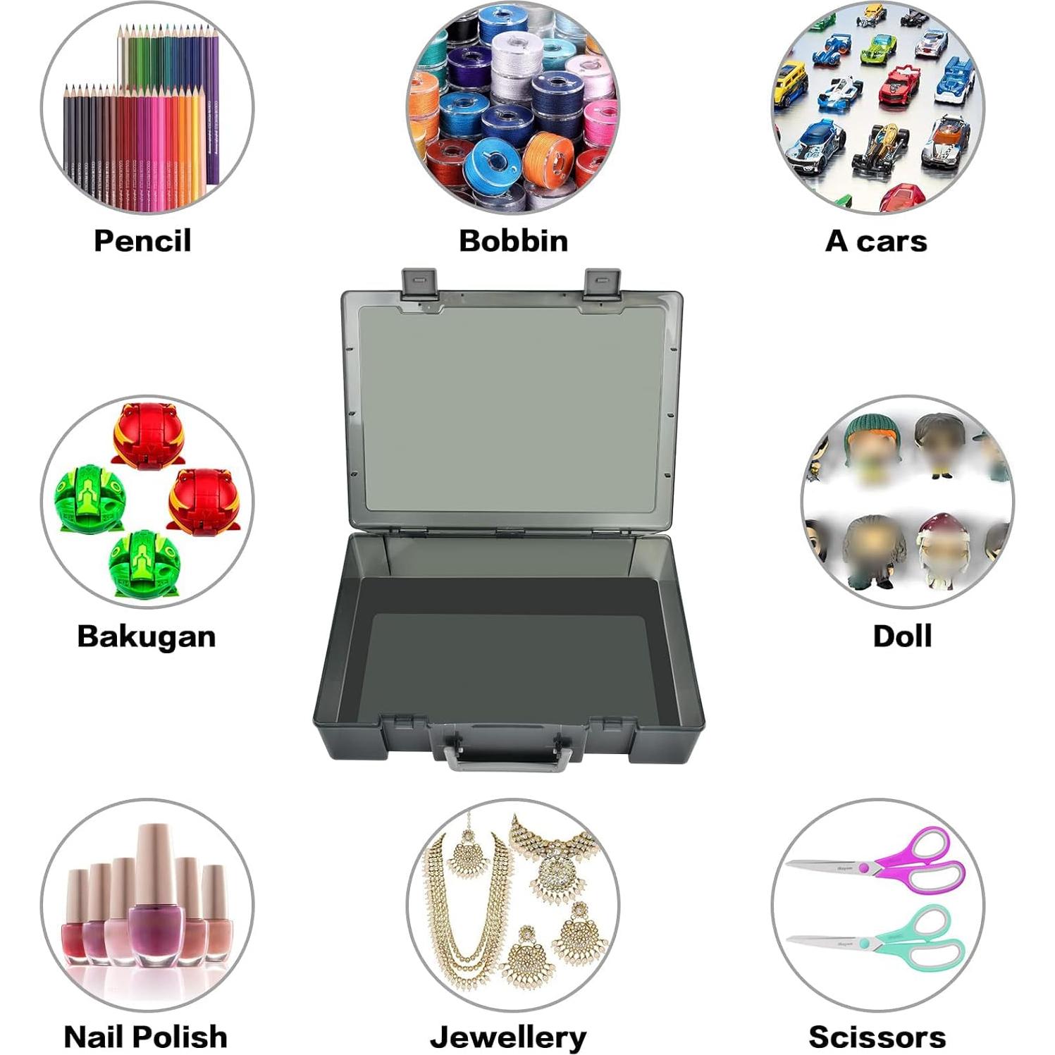 Caja de Almacenamiento de Tarjetas ALCYON 1600+ Gris