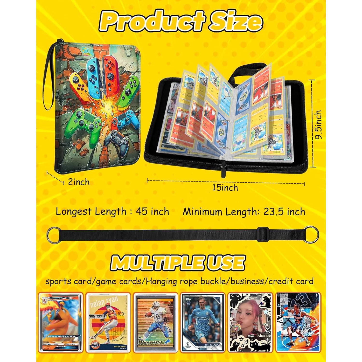 Carpeta de Tarjetas Lotadilo 440 Bolsillos para Juegos