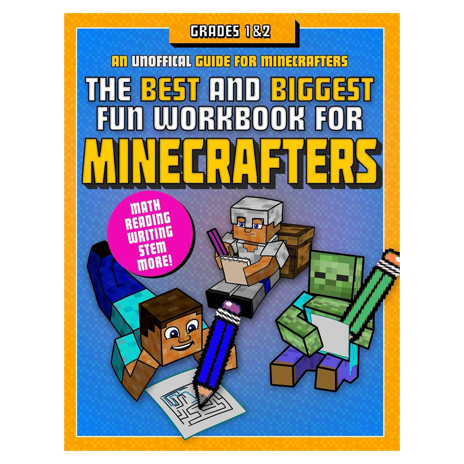 The Best and Biggest Fun Workbook for Minecrafters Grades 1 & 2: An Unofficial Learning Adventure for Minecrafters