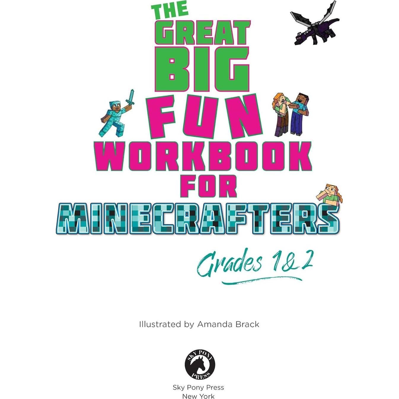 The Best and Biggest Fun Workbook for Minecrafters Grades 1 & 2: An Unofficial Learning Adventure for Minecrafters