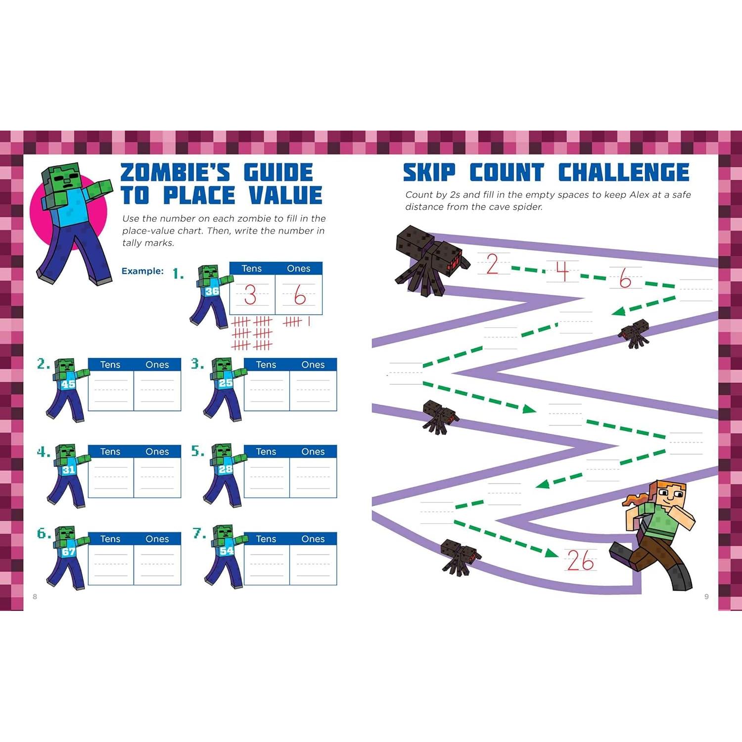 The Best and Biggest Fun Workbook for Minecrafters Grades 1 & 2: An Unofficial Learning Adventure for Minecrafters