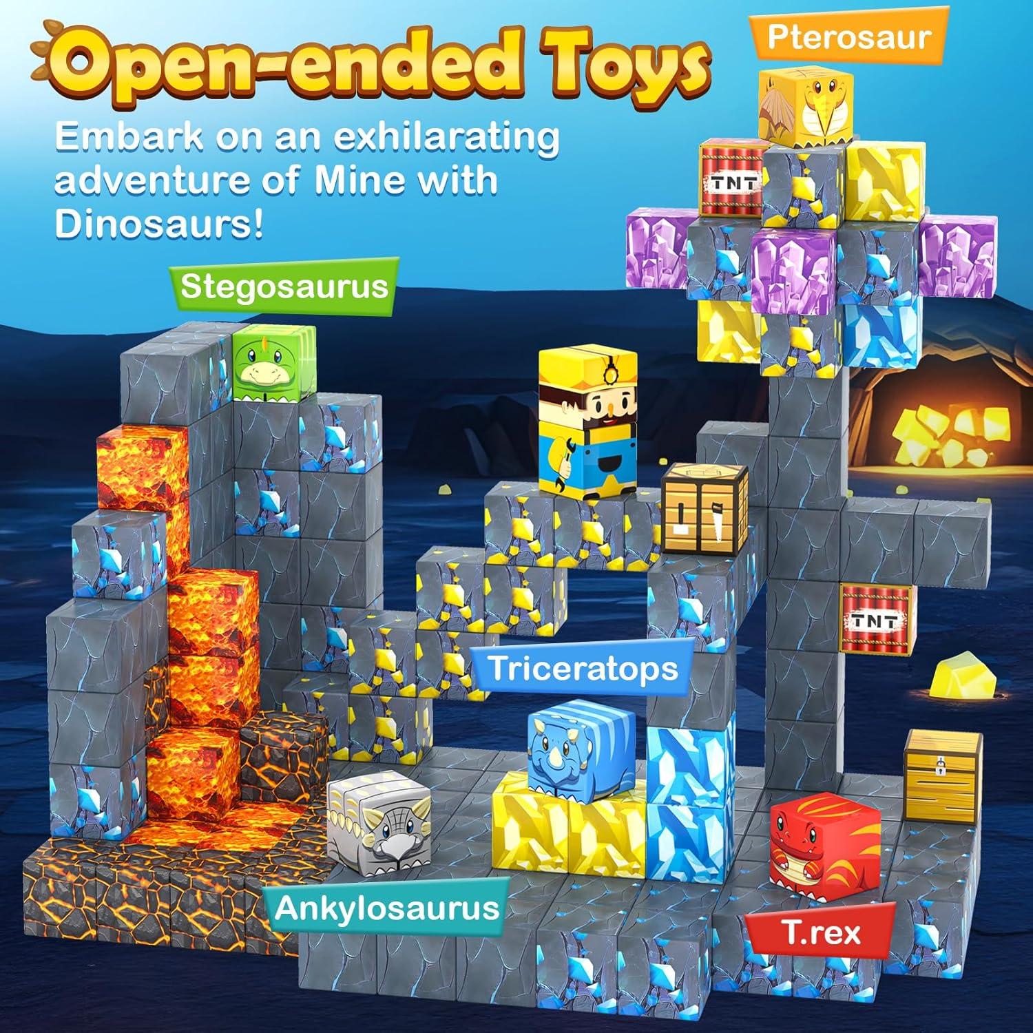 Bloques Magnéticos Toylogy 100 Piezas Mundo Jurásico Espada