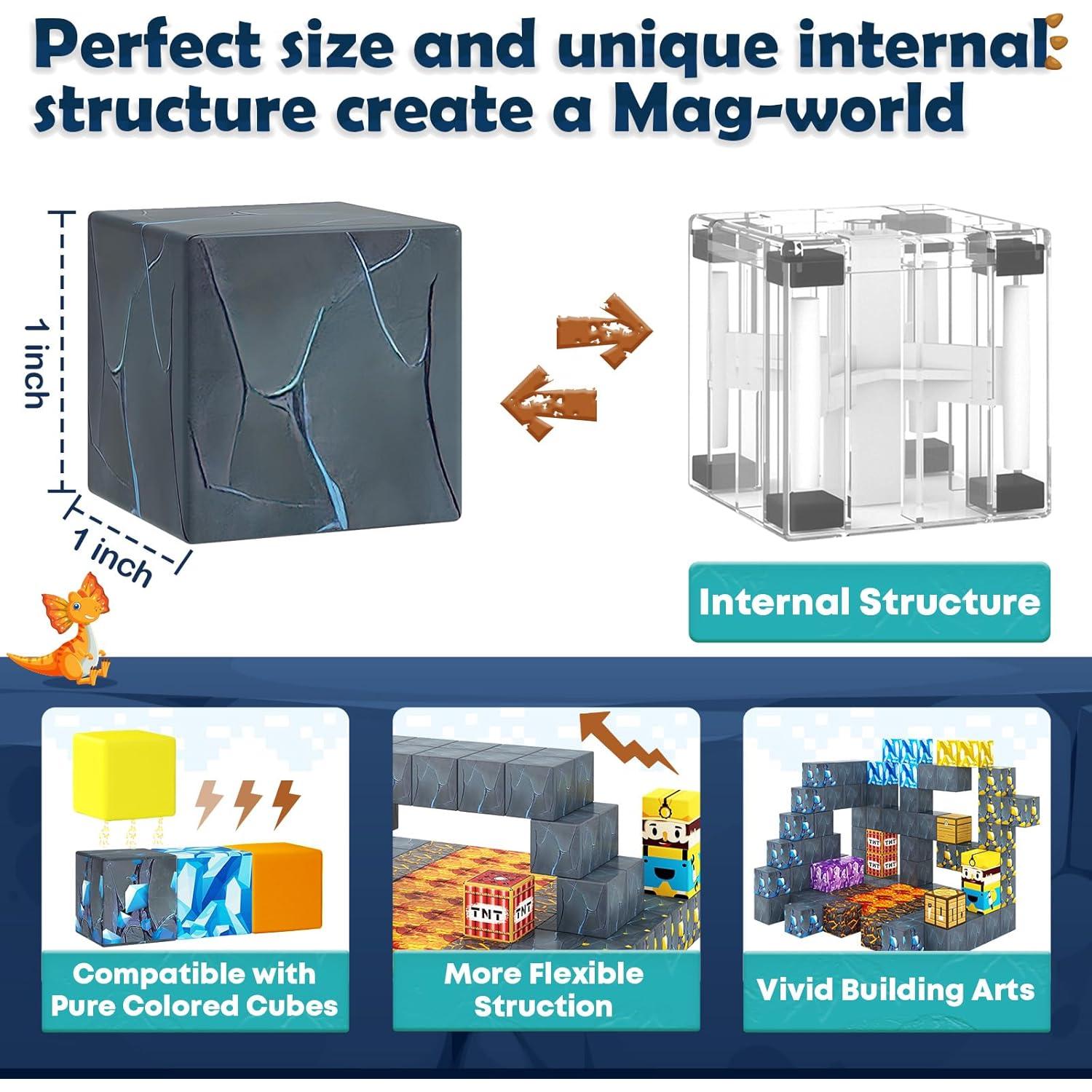 Bloques Magnéticos Toylogy 100 Piezas Mundo Jurásico Espada