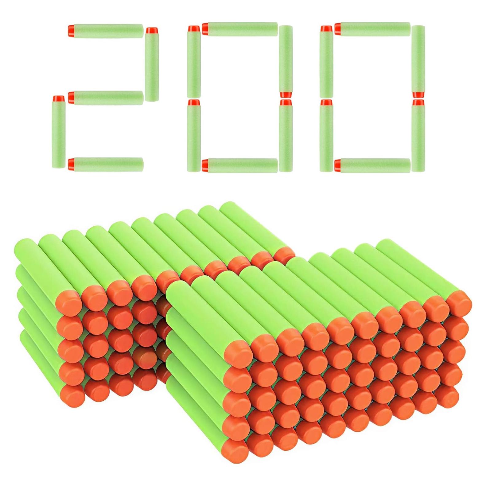 Paquete de 200 Dardos de Espuma YagoDago para Nerf N-Strike