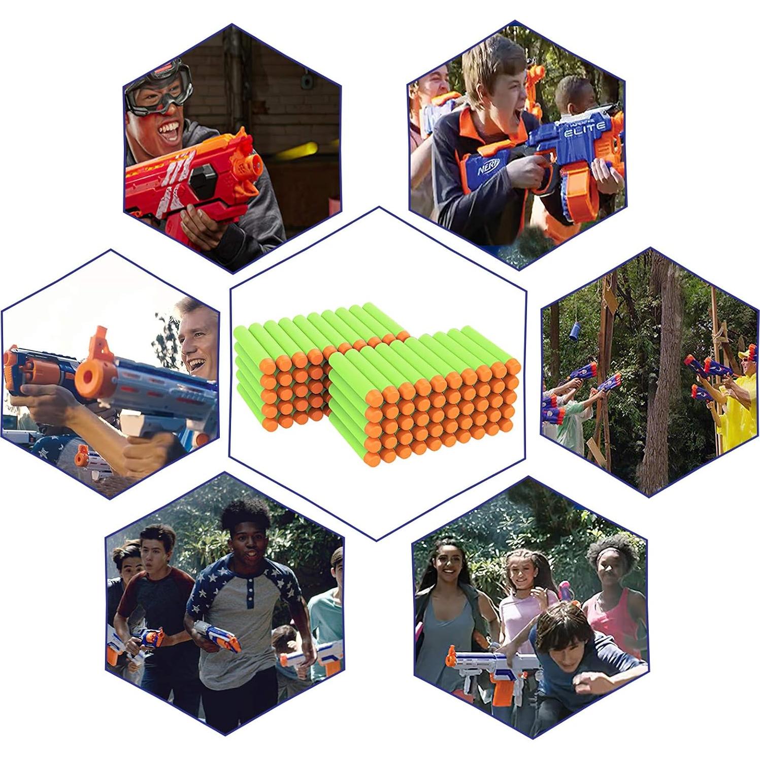 Paquete de 200 Dardos de Espuma YagoDago para Nerf N-Strike