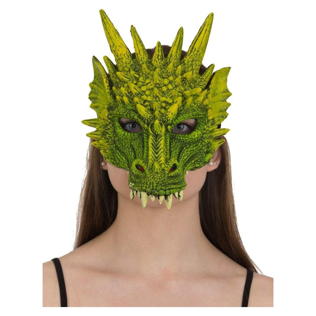 Máscara de Dragón de Goma Jacobson para Disfraz