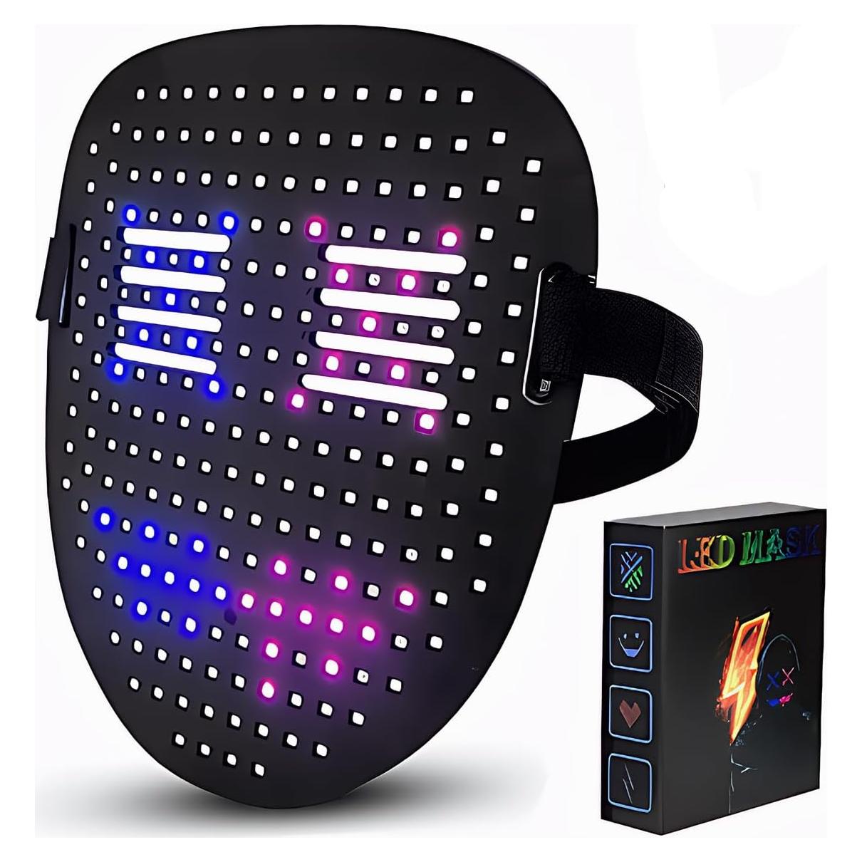 Máscara LED Funler Mini con Control por Gestos - 50 Patrones