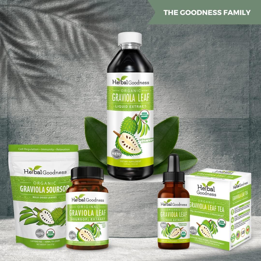 Extracto de Hoja de Graviola Herbal Goodness 15X 12x355ml