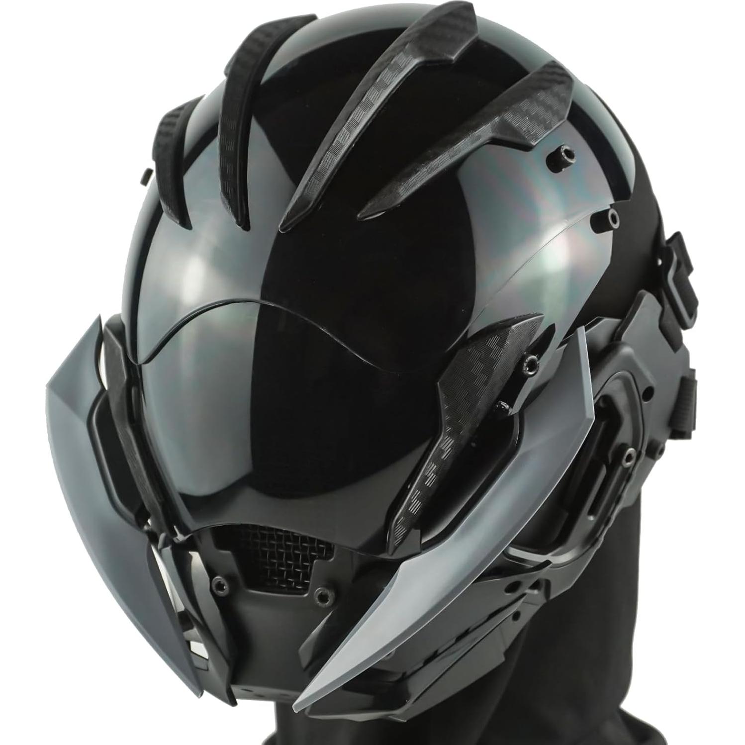 Casco de Máscara Punk Gótica Ajustable para Adultos - FDS847FRS5
