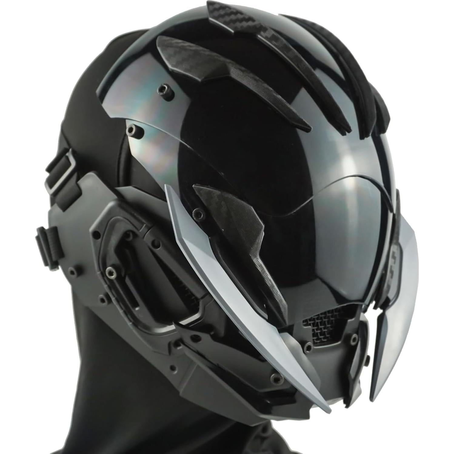Casco de Máscara Punk Gótica Ajustable para Adultos - FDS847FRS5