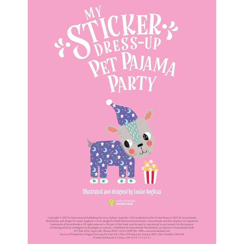 My Sticker Dress-Up: Pet Pajama Party!: Awesome Activity Book with 400+ Stickers for Unlimited Possibilities!