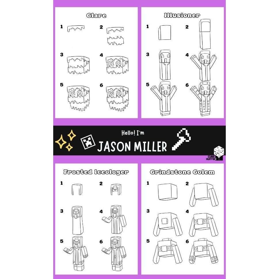 The Big Book of Drawing Chibi Mobs for Minecrafters: Learn to Draw 100 Chibi Mobs: Step-by-Step Guide Included (Unofficial Minecraft Activity Book for Kids)