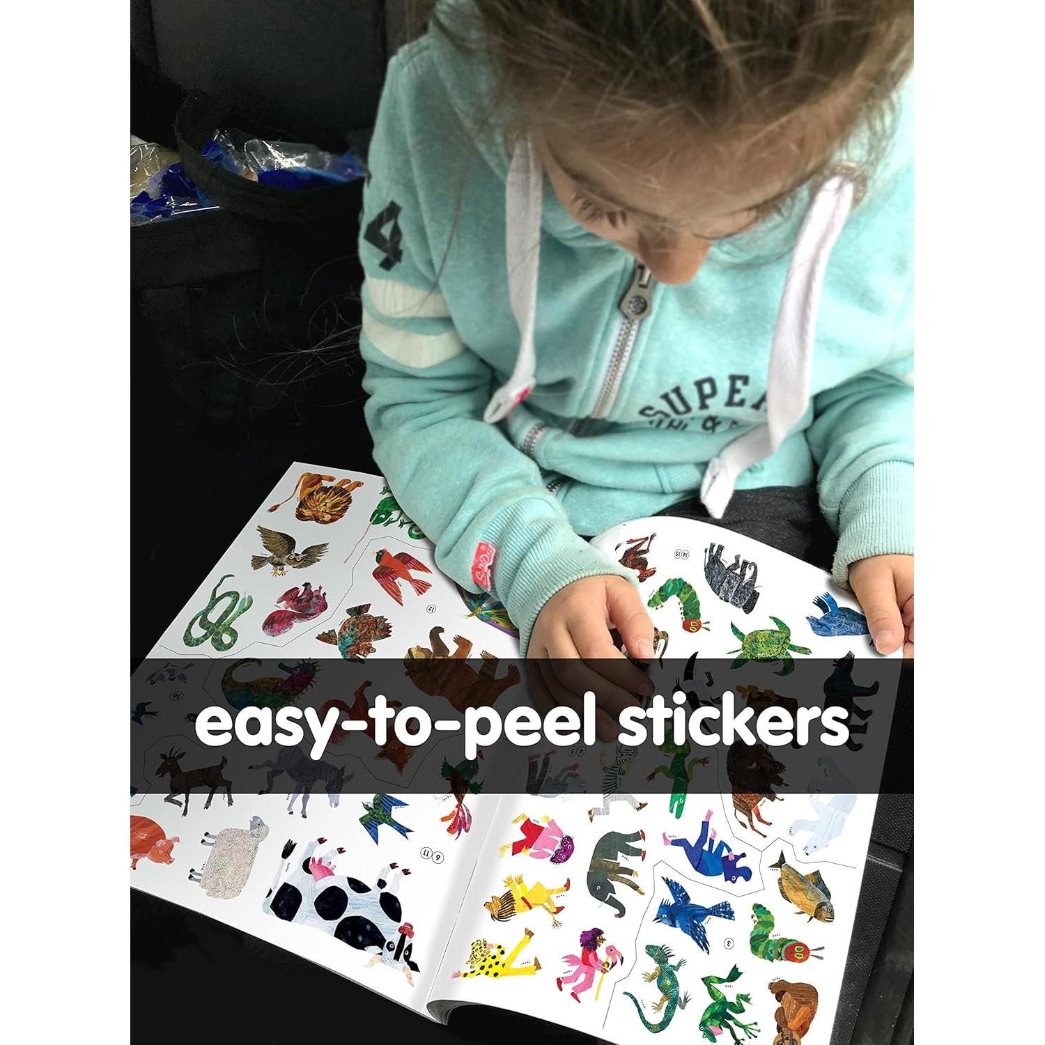 The World of Eric Carle Sticker Book Treasury - Activity Books for kids, 350 reusable stickers, 96 pages of fun