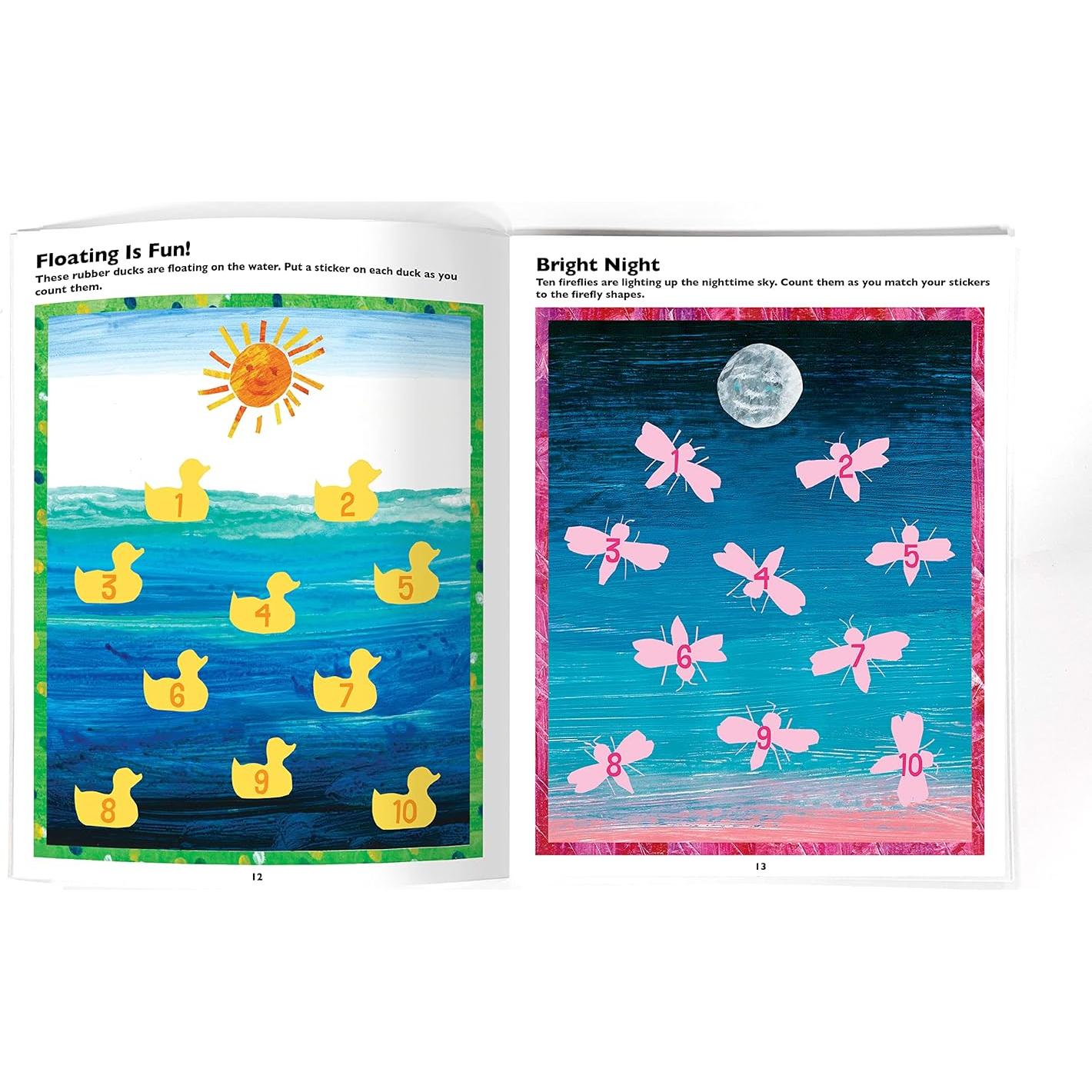 The World of Eric Carle Sticker Book Treasury - Activity Books for kids, 350 reusable stickers, 96 pages of fun