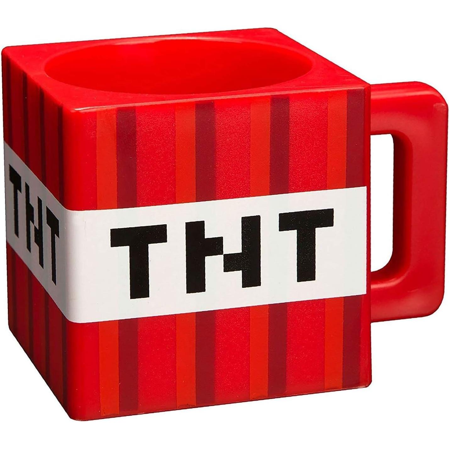 Taza de Bloque TNT Minecraft 290 ml Plástico Multicolor