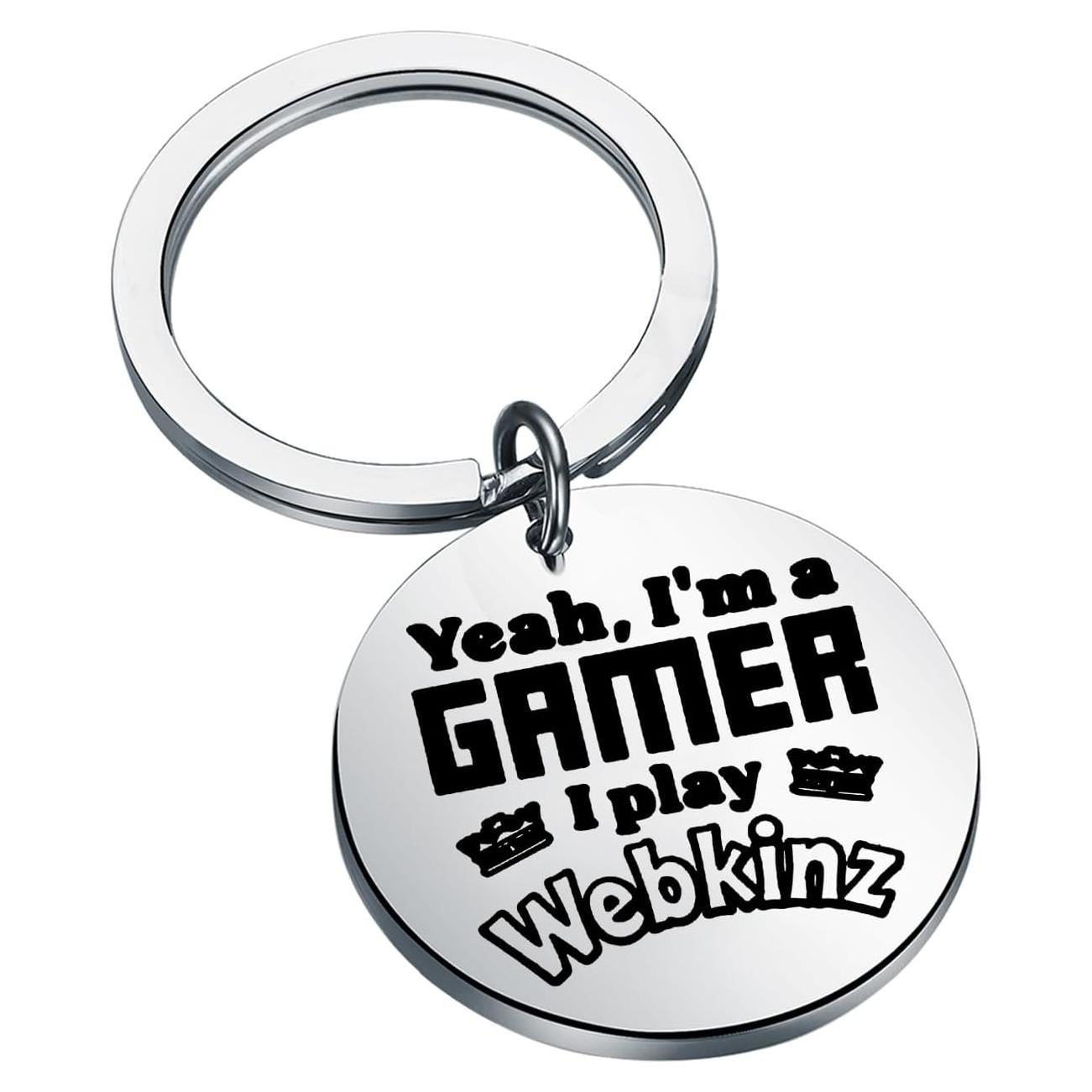 Llavero de Videojuego FAADBUK Acero Inoxidable 30mm Hipoalergénico