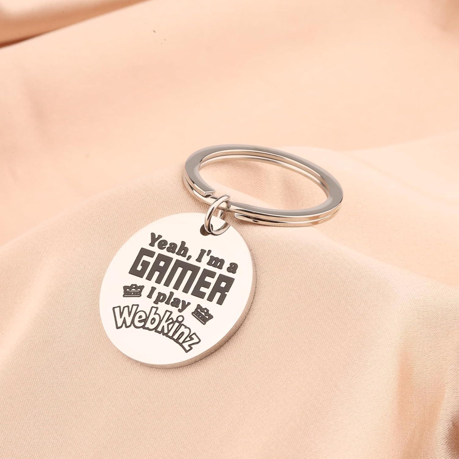 Llavero de Videojuego FAADBUK Acero Inoxidable 30mm Hipoalergénico