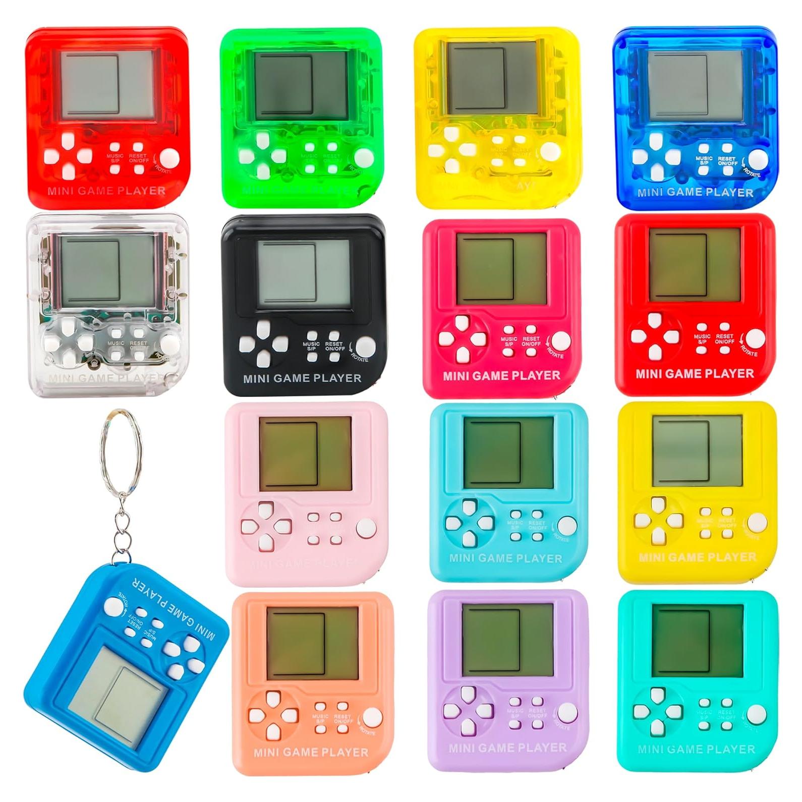 15 Llaveros Mini de Videojuegos Multicolores Conagel