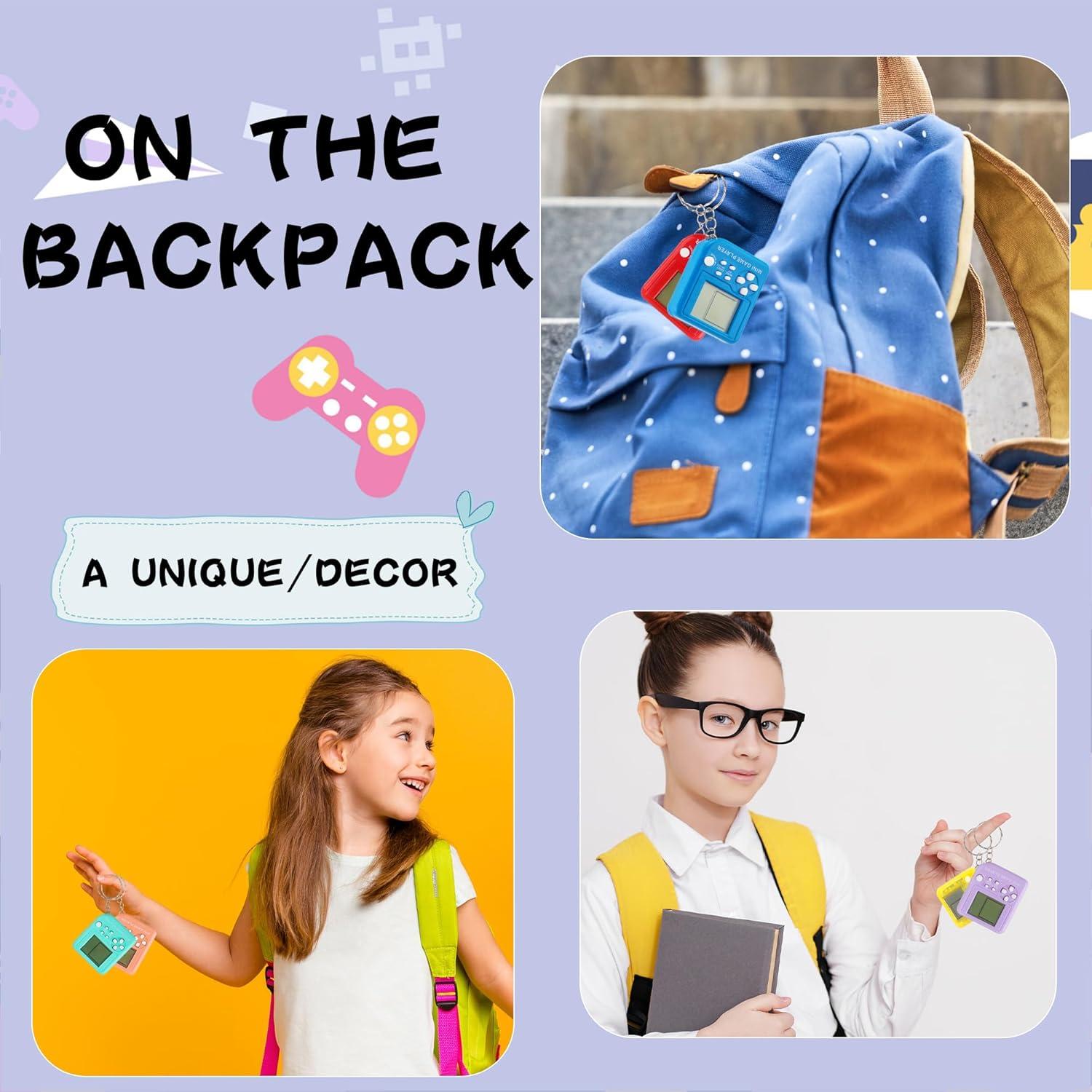 15 Llaveros Mini de Videojuegos Multicolores Conagel