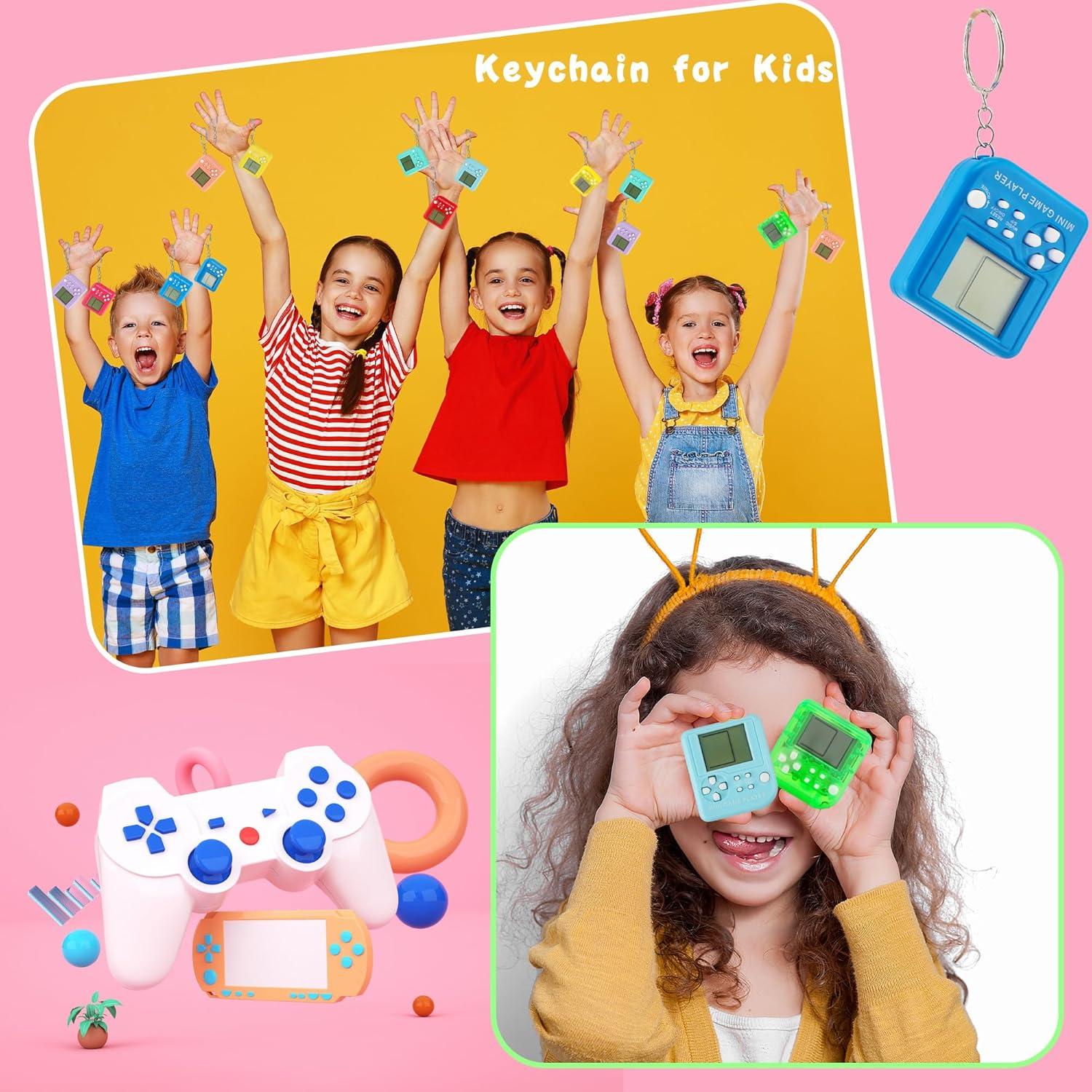 15 Llaveros Mini de Videojuegos Multicolores Conagel