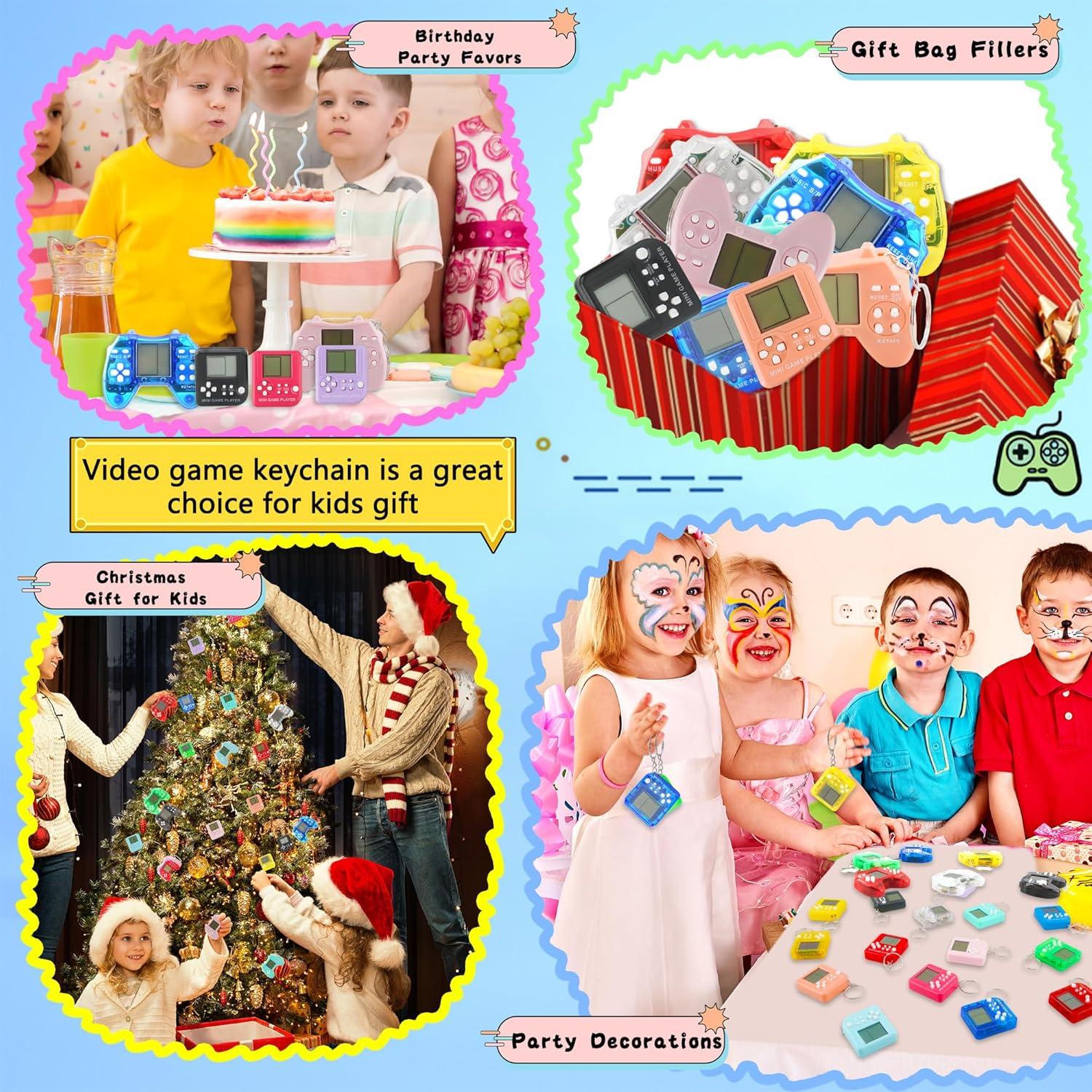 27 Llaveros Mini de Videojuegos Conagel Multicolores