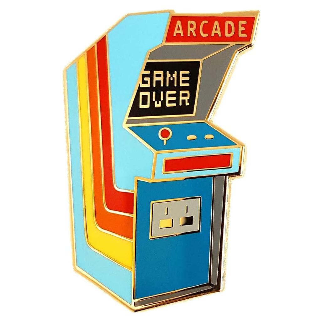 Pin de solapa retro arcade Pinsanity 3.49 cm cobre