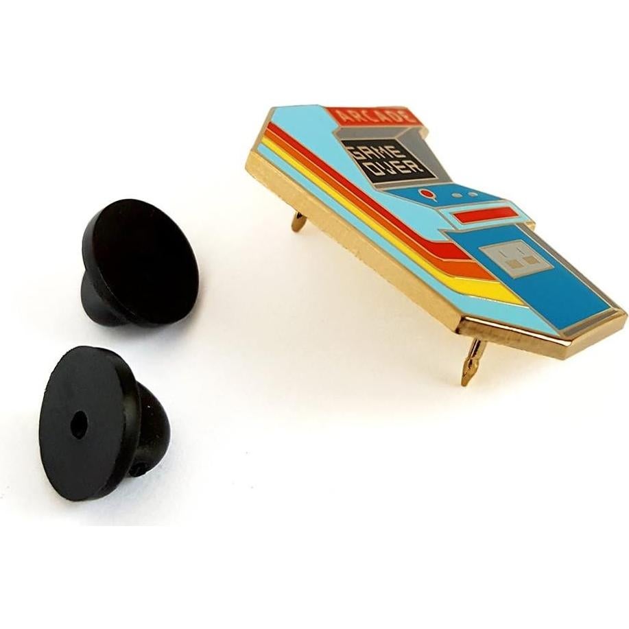 Pin de solapa retro arcade Pinsanity 3.49 cm cobre