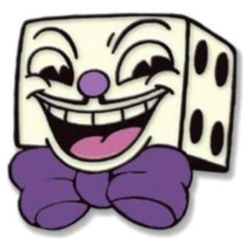 Pin de Esmalte King Dice Cuphead - Just Funky - 32.3x19.3cm