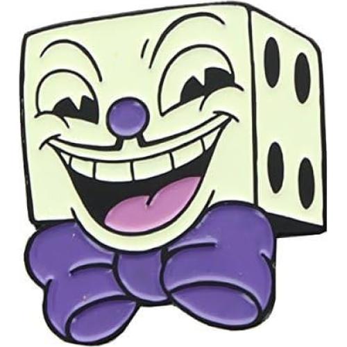 Pin de Esmalte King Dice Cuphead - Just Funky - 32.3x19.3cm