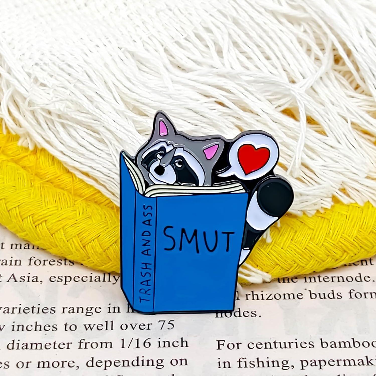 Pin de Insignia de Mapache Bonito - Esmalte - 2.79 cm