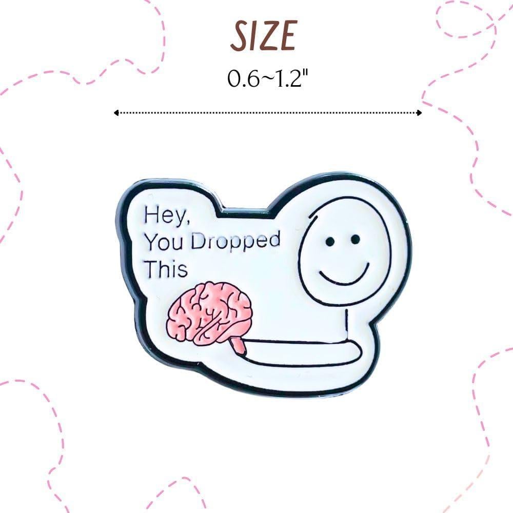 Set de 12 Pines de Esmalte Divertidos YJ PREMIUMS - Humor Único