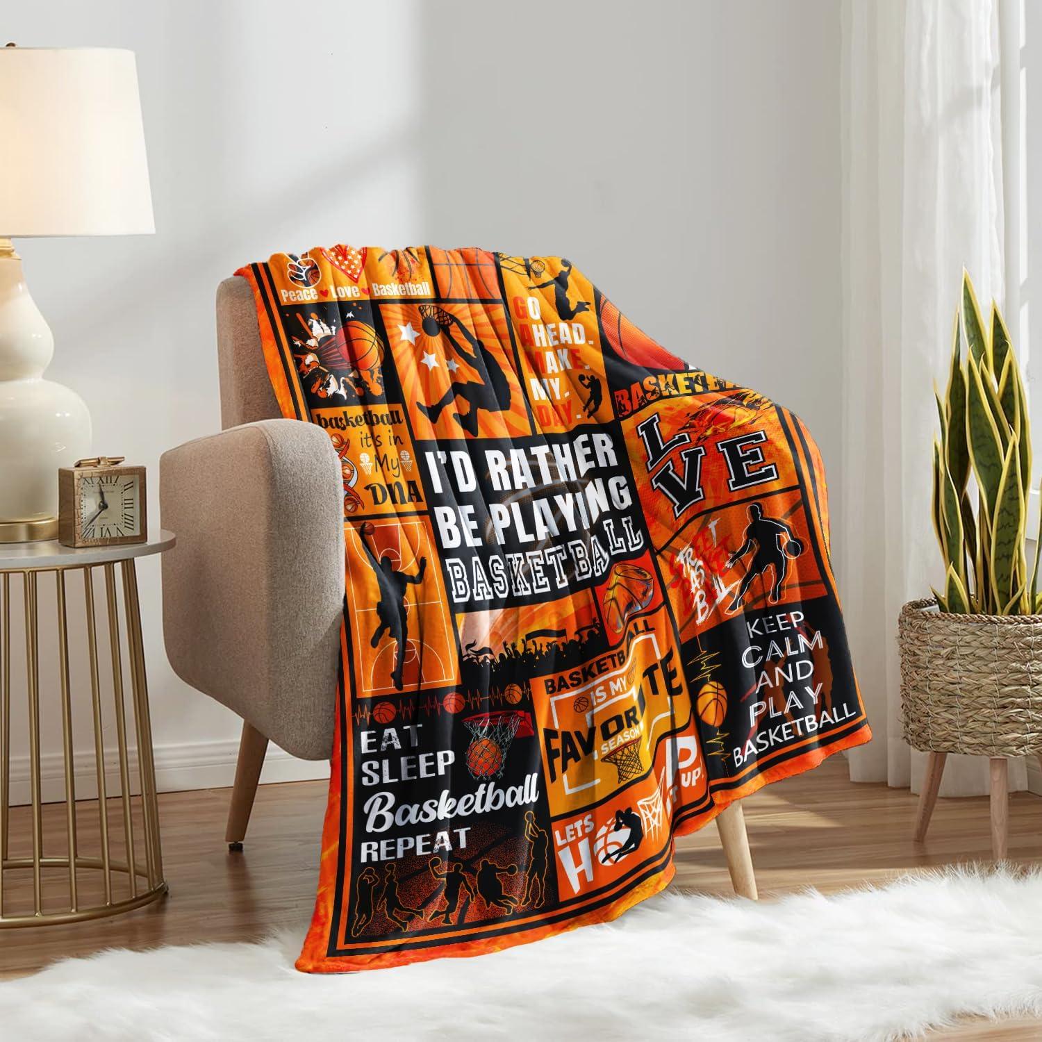 Manta de Baloncesto Yndurgtyo 203x152cm Franela Suave