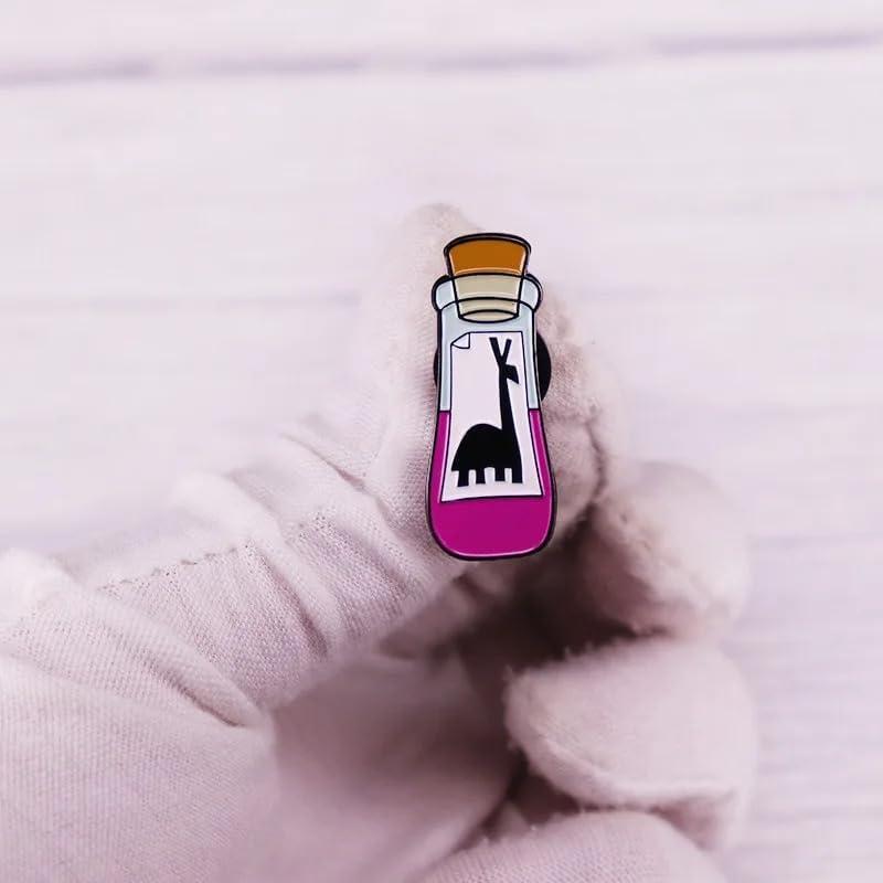 Extracto de Llama Pin de Esmalte Emperador Unisex