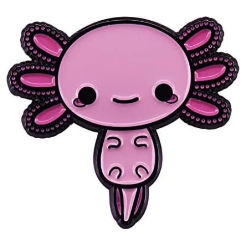 Pin de Esmalte Axolote Unisex 3x2.8cm - Regalo Original