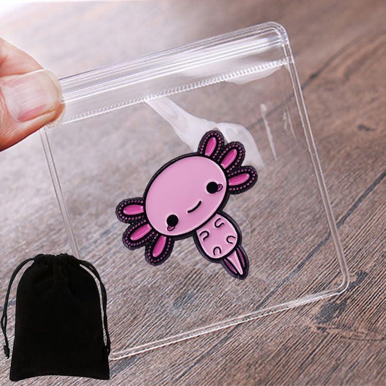 Pin de Esmalte Axolote Unisex 3x2.8cm - Regalo Original