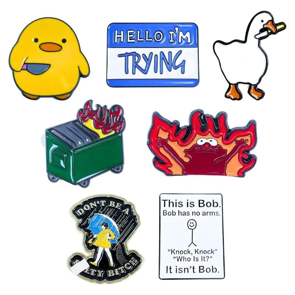 Conjunto de 9 Pines de Esmalte Divertidos YJ PREMIUMS