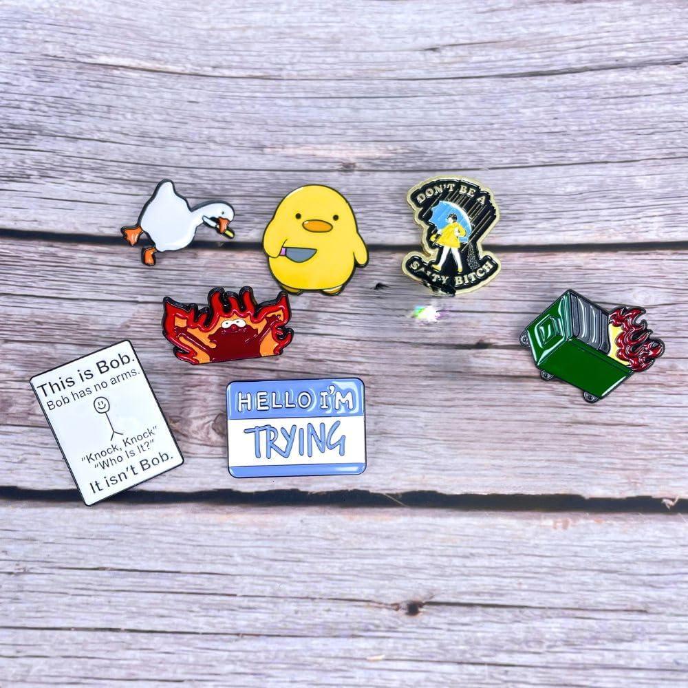 Conjunto de 9 Pines de Esmalte Divertidos YJ PREMIUMS