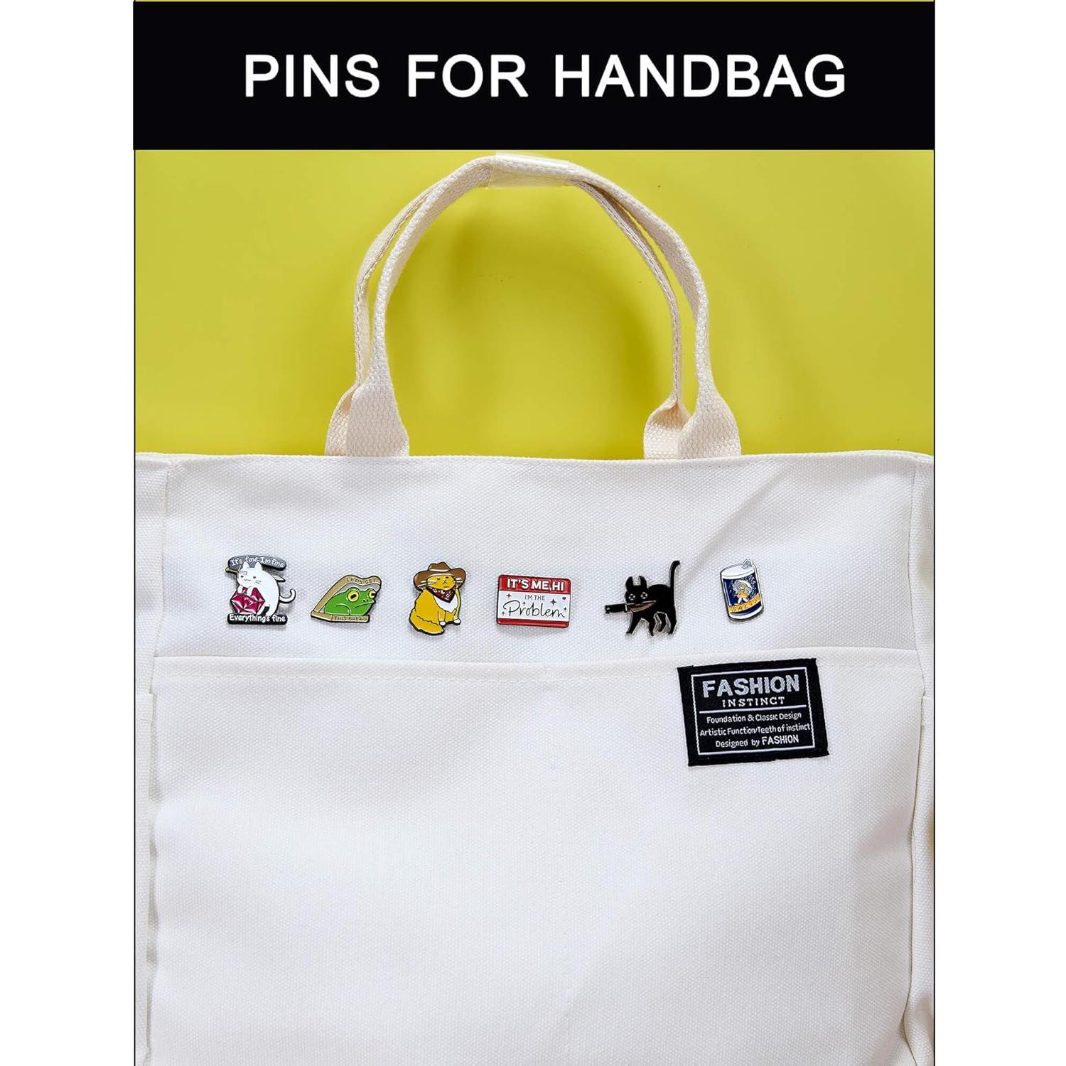 Conjunto de 20 Pines de Esmalte Divertidos - Regalo Creativo