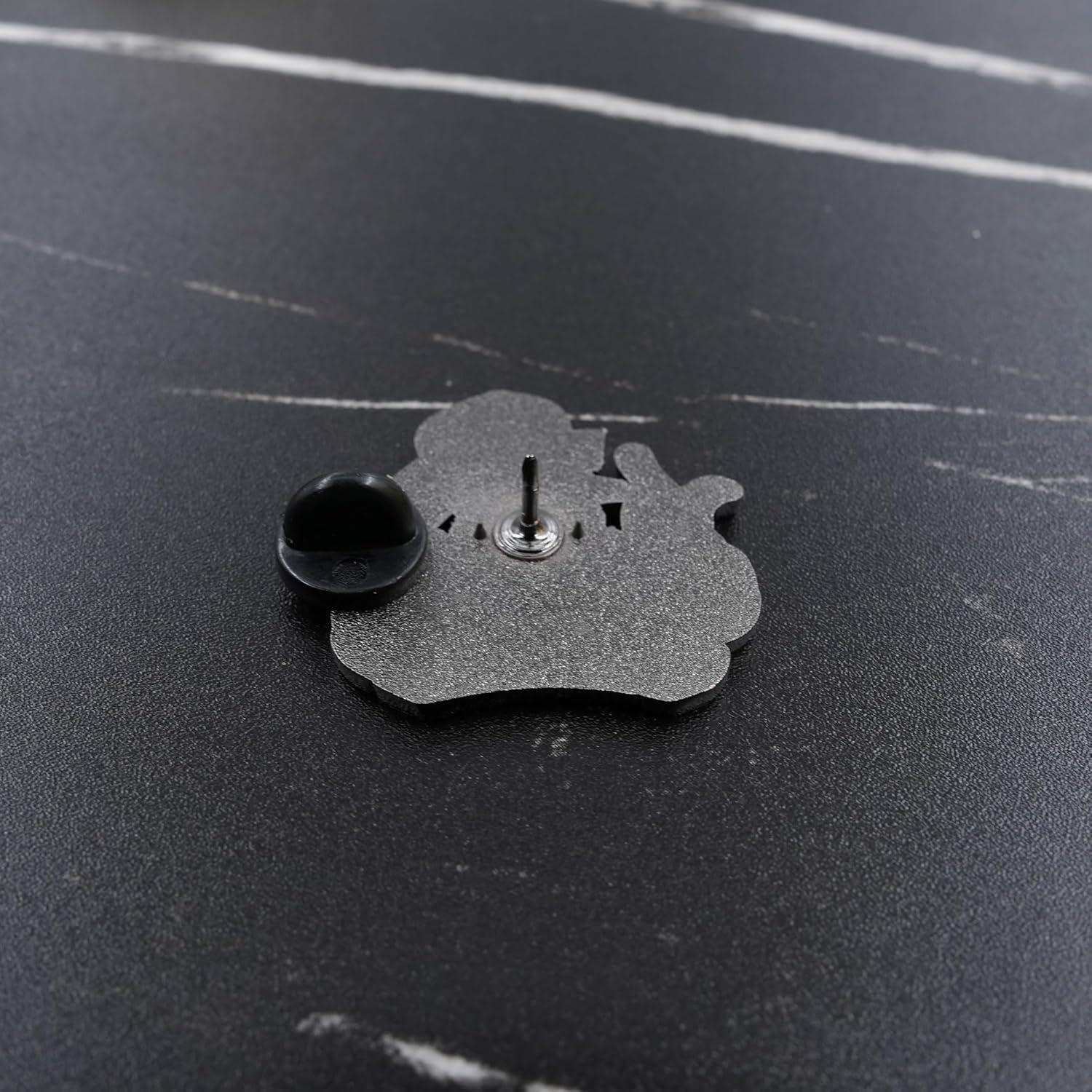 Pin de esmalte ganso tonto certificado SQEYYGI 3x3cm